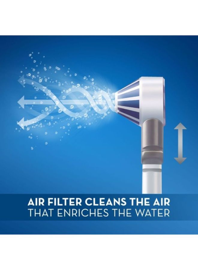 ED 17-4 Replacement Nozzle Tips for Oxyjet; Removes bacteria from hard-to-reach areas & Gum line. White/Blue