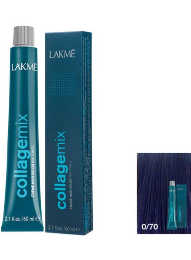 LAKME - Collage Mix Hair Colour Intensifier 0/70 Blue 60ml - Image 1