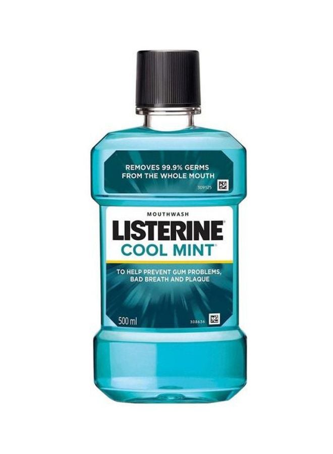 Listerine Antiseptic Cool Mint Mouthwash 500ml  - Image 1