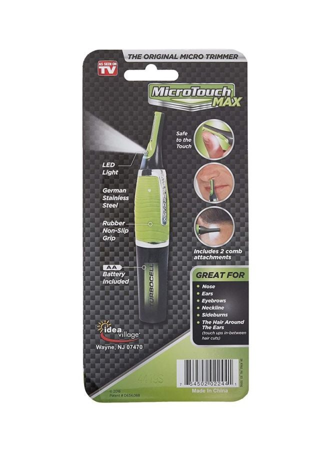 AS SEEN ON TV - MicroTouch Max Personal Trimmer Green - Image 1