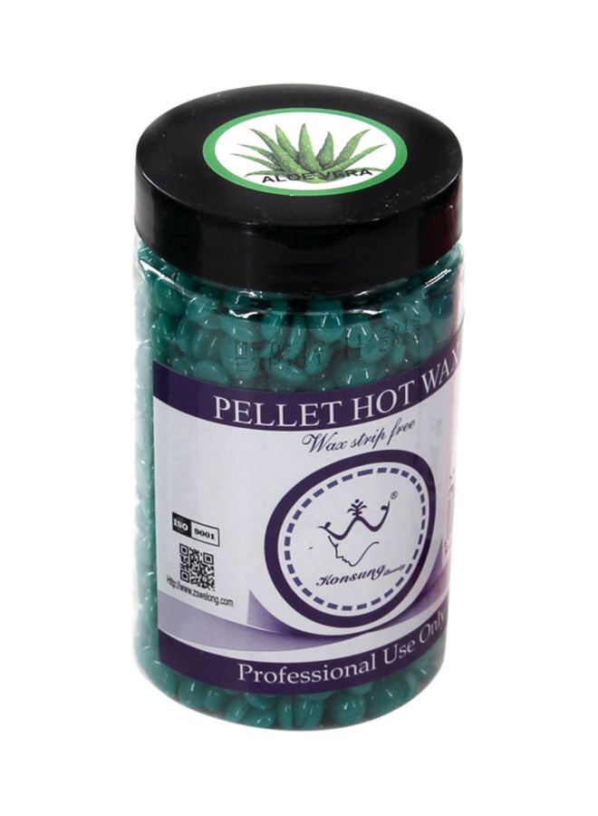 Konsung Beauty - Aloe Vera Flavoured Depilatory Wax Bean Green 200grams - Image 1