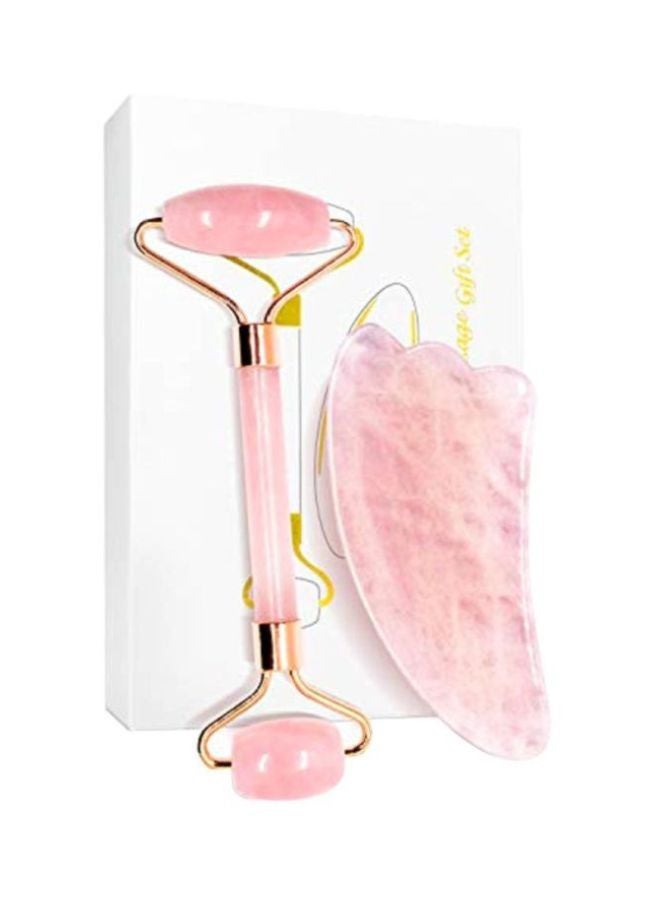 ALIVER Jade Roller Set Pink - Image 1