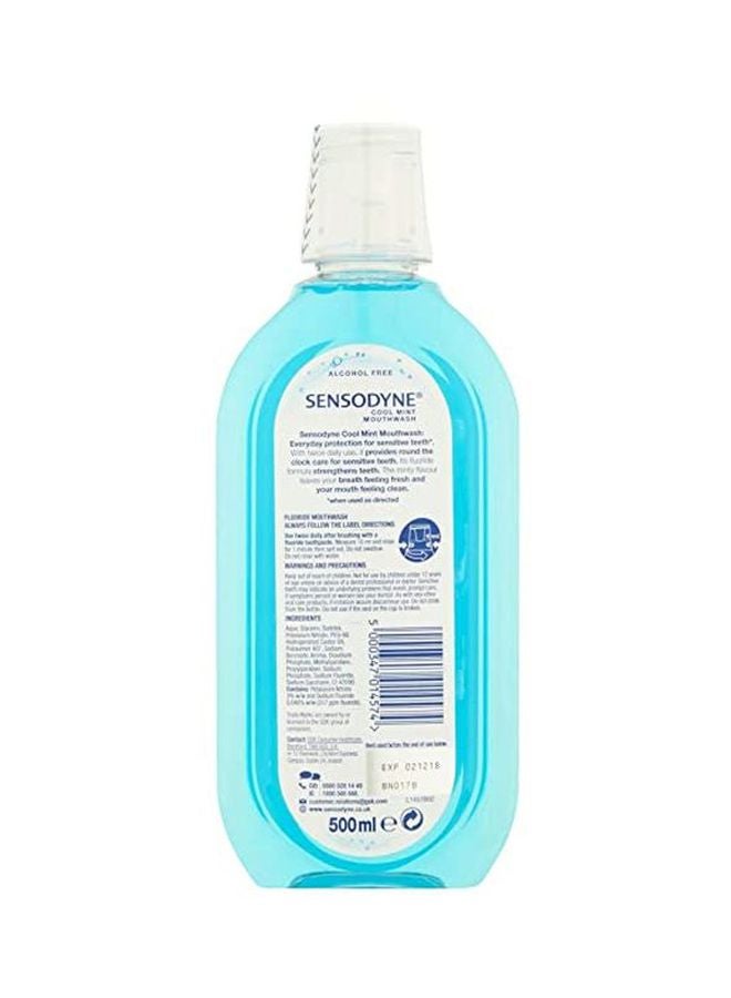 Sensodyne Pack Of 2 Cool Mint Mouthwash 2x500ml  - Image 2