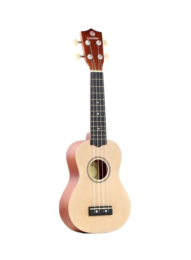 UNISTAR - Uk 10 Natural 21 Soprano Ukulele With Bag - Image 1
