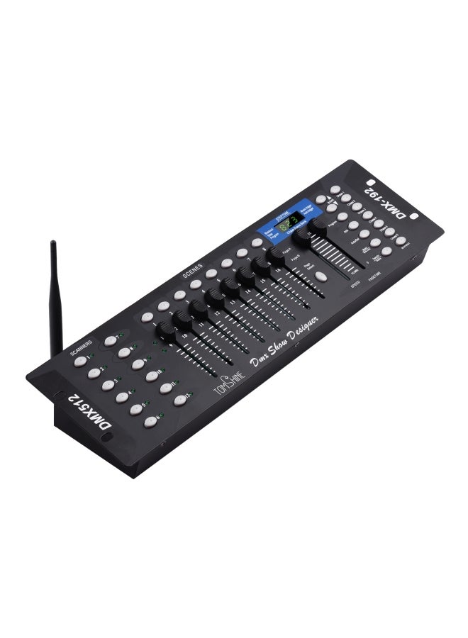 لوحة تحكم DMX512 لاسلكية للتحكم في الإضاءة بتردد 2.4 جيجاهرتز و وظيفة برمجة 192CH ISM