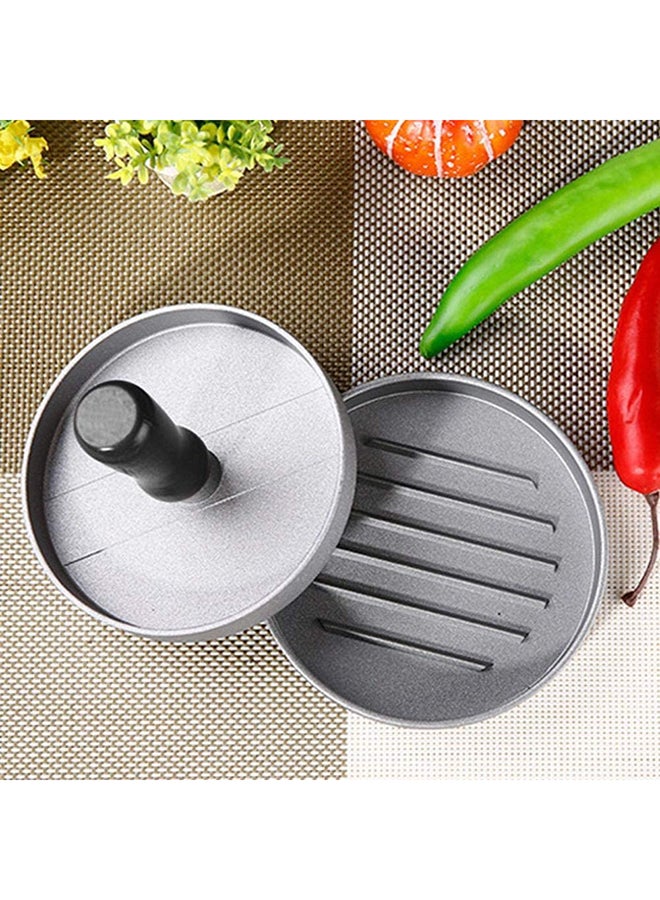 قالب ضغط لصنع قطع اللحم فضي 11.5x11.5x2سم - Image 2