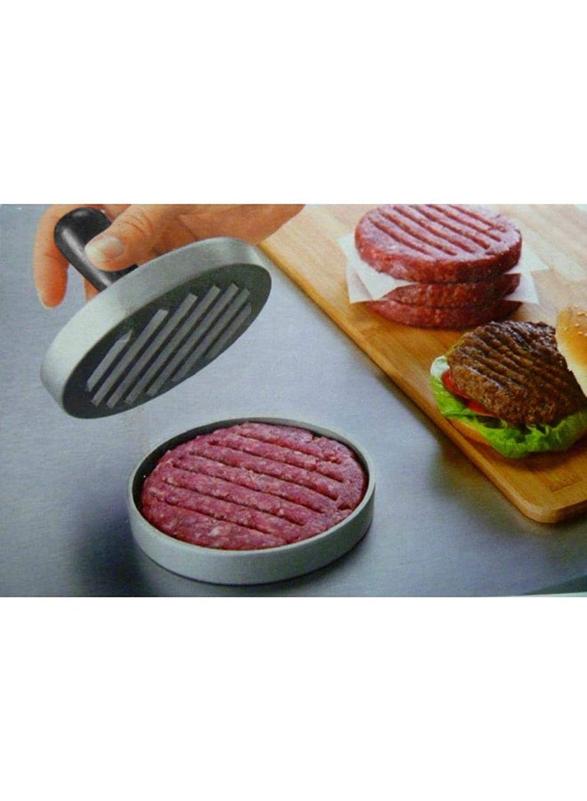 قالب ضغط لصنع قطع اللحم فضي 11.5x11.5x2سم - Image 3