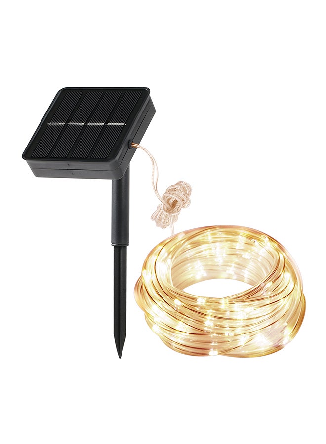 Generic LED Solar Copper Tube Lamp Beige 15 x 8.5 x 15cm 