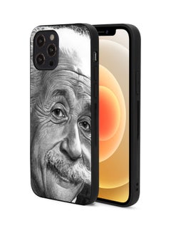 Protective Case Cover For Apple iPhone 12 Pro Albert Einstein Multicolor