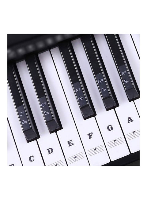Electronic Piano Music Keyboard Sticker