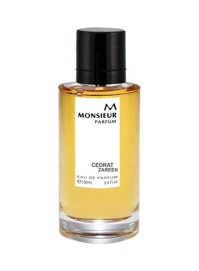 ZAREEN Monsieur Cedrat  Zareen Eau De Parfum 100ml  - Image 2