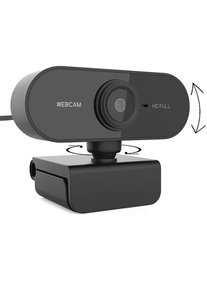 كاميرا ويب بخاصية التركيز التلقائي بدقة 1080P مع ميكروفون أسود - Image 4
