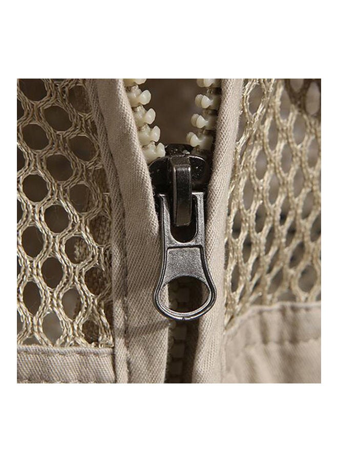 Generic Waterproof Mesh Multi Pocket Jacket For Outdoor Fishing 20 x 10 x 20cm  - Image 5