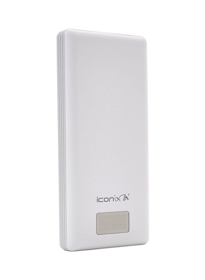 Iconix Dual USB Power Bank White - Image 2