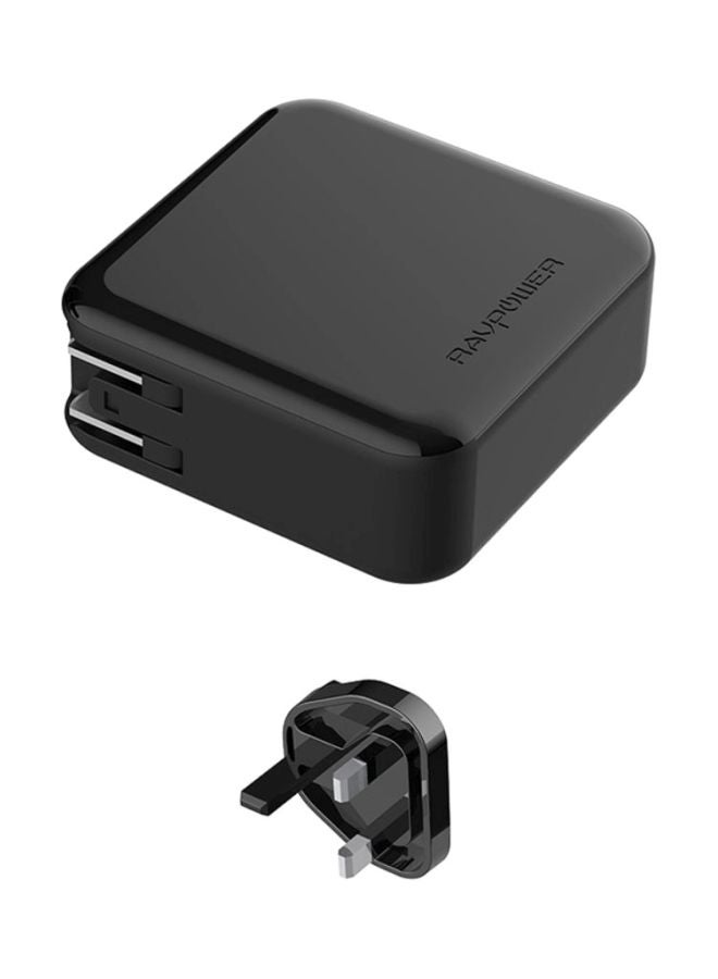 RAVPOWER 5000.0 mAh Portable Power Bank Black  - Image 1
