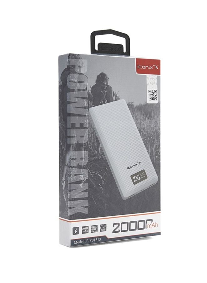 Iconix Dual USB Power Bank White - Image 4