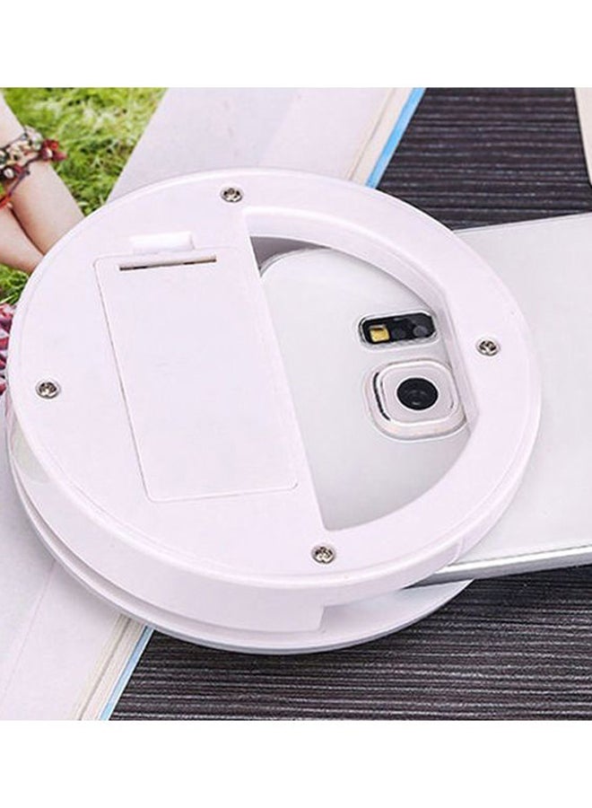 Clip-On LED Selfie Ring Light White - Image 2