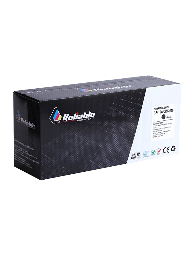 Reliable Compatible Toner Cartridge Replacement For Hp Cf410A Black  Toner Cartridge For Hp Color Laserjet Pro M252Dn/252N , M277Dw/277N And Mfp M274N Black