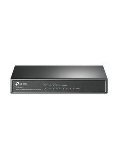 TP-LINK 8-Port Desktop Switch With 4-Port POE Black/White/Green  - Image 1