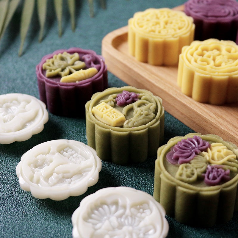 Non-Stick Eco-Friendly Mooncake Mould multicolour 14*6.5*6.5cm - Image 3