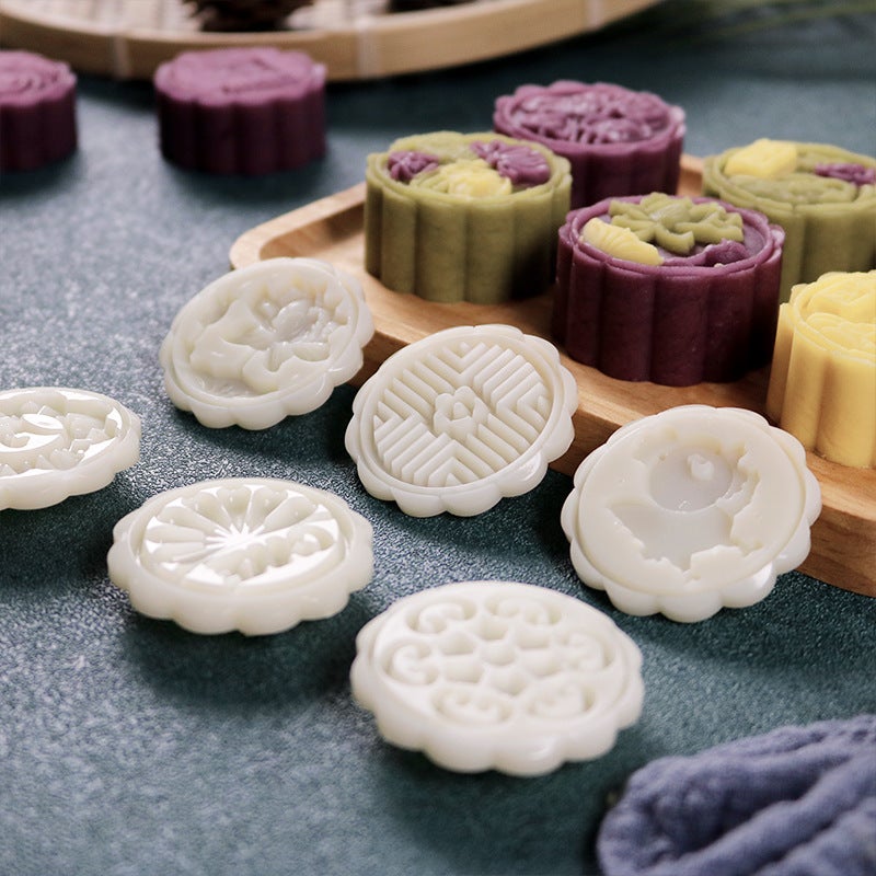 Non-Stick Eco-Friendly Mooncake Mould multicolour 14*6.5*6.5cm - Image 4