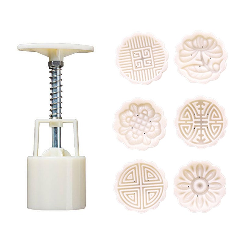 Non-Stick Eco-Friendly Mooncake Mould multicolour 14*5*5cm - Image 1