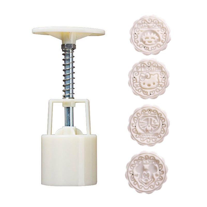 قالب مون كيك مانع للالتصاق وصديق للبيئة متعدد الألوان 14*5*5سم - Image 1