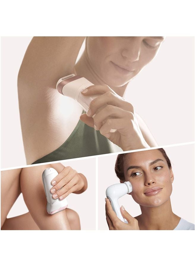 براون SensoSmart Silk Epil 9 SE 9-880 ماكينة إزالة الشعر الرطبة والجافة مع فرشاة تنظيف الوجه - Image 4