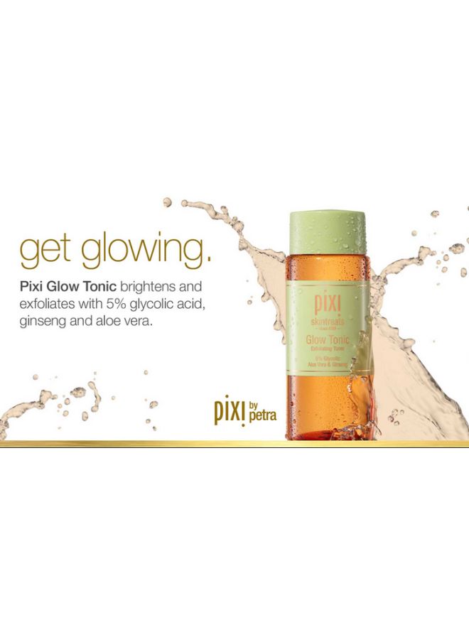 pixi - Glow Tonic Exfoliating Toner 5% Glycolic Acid Clear 100ml - Image 1