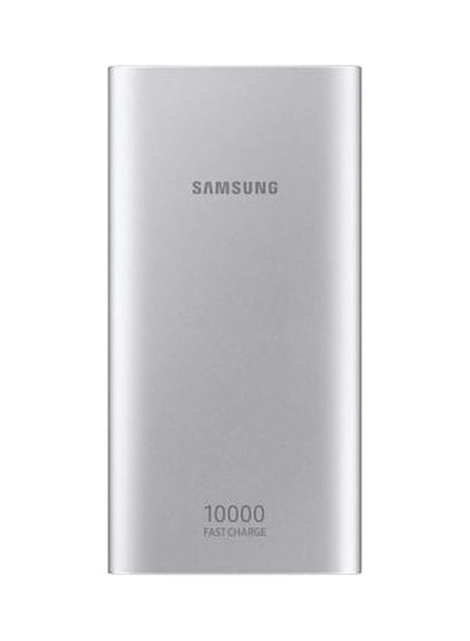 Samsung - 10000.0 mAh Portable Power Bank Silver - Image 1