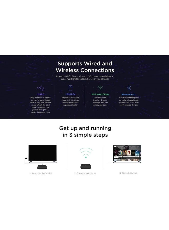 Xiaomi - Mi Box S Streaming Device Black - Image 1