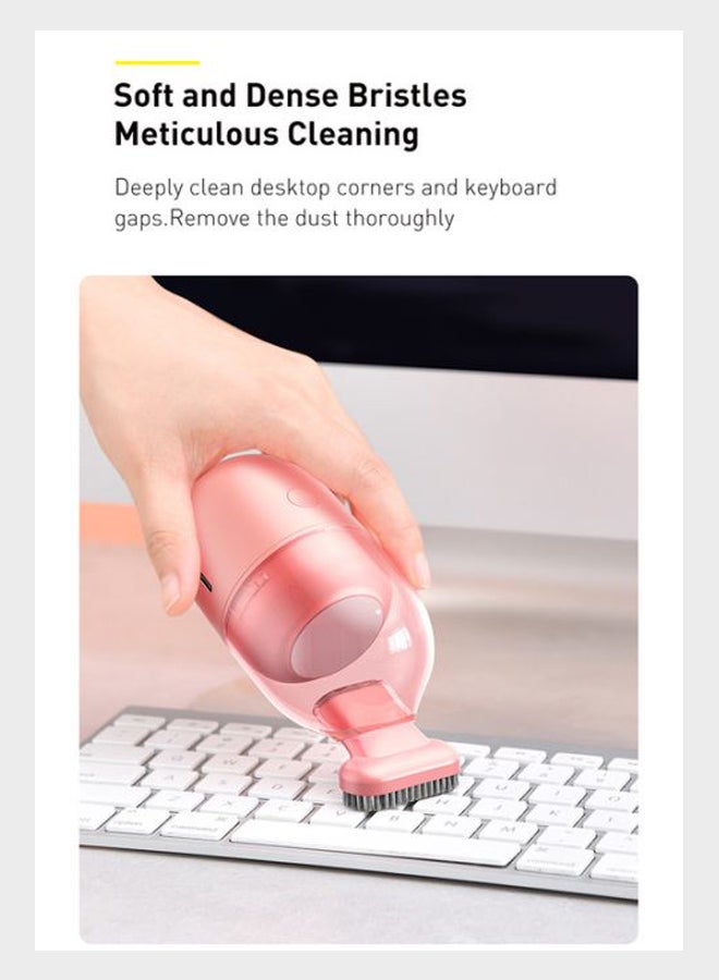 Baseus C2 Desktop Mini Vacuum Cleaner 4 W CRXCQC2-04 Pink - Image 4