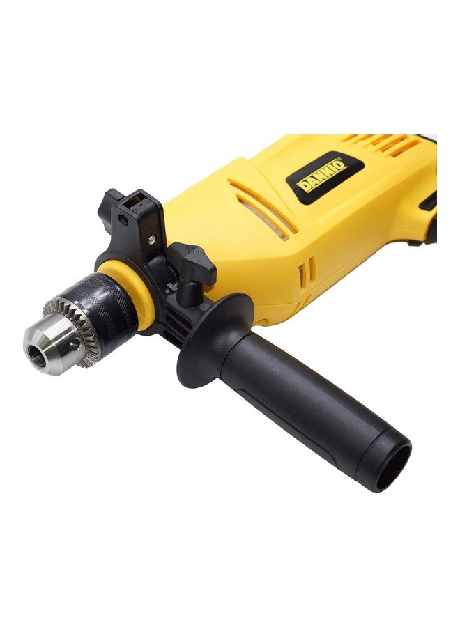 Dannio Corded Drill 800 Watts, Electric Impact 13mm Keychuck, 360°Rotating Handle Masnory Power Tools (DN-6018) Yellow 32.8 x 27.6 x 8.4cm - Image 4
