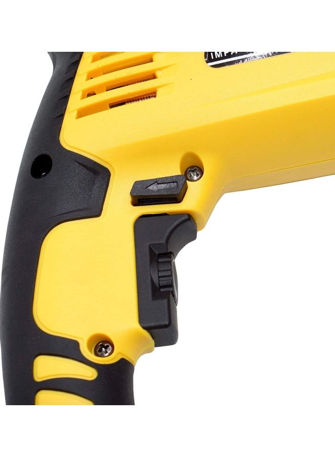 Dannio Corded Drill 800 Watts, Electric Impact 13mm Keychuck, 360°Rotating Handle Masnory Power Tools (DN-6018) Yellow 32.8 x 27.6 x 8.4cm - Image 5