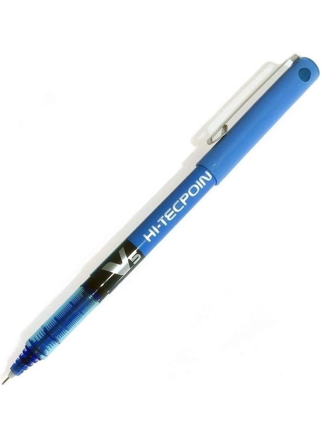 بايلوت مجموعة أقلام هاي-تك بوينت برأس كروي مقاس 0.5 مم من 12 قطعة أزرق - Image 3