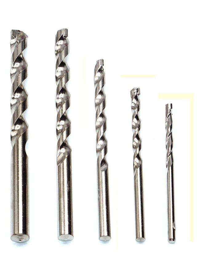 Masonry Drill Bit Set | 5 Pcs Complete Set w/Hard Case For Easy Storage & Carrying | Durable, Robust Carbide Steel Quality| Ideal For Concrete Yellow 9.8 x 8.4 x 3.3cm - v1605802476/N42501481A_3