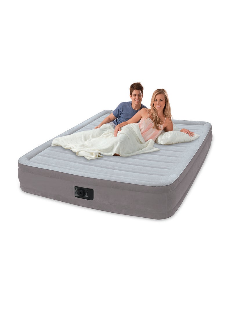 INTEX Full Comfort-Plush Airbed W/E Pump  - Image 2