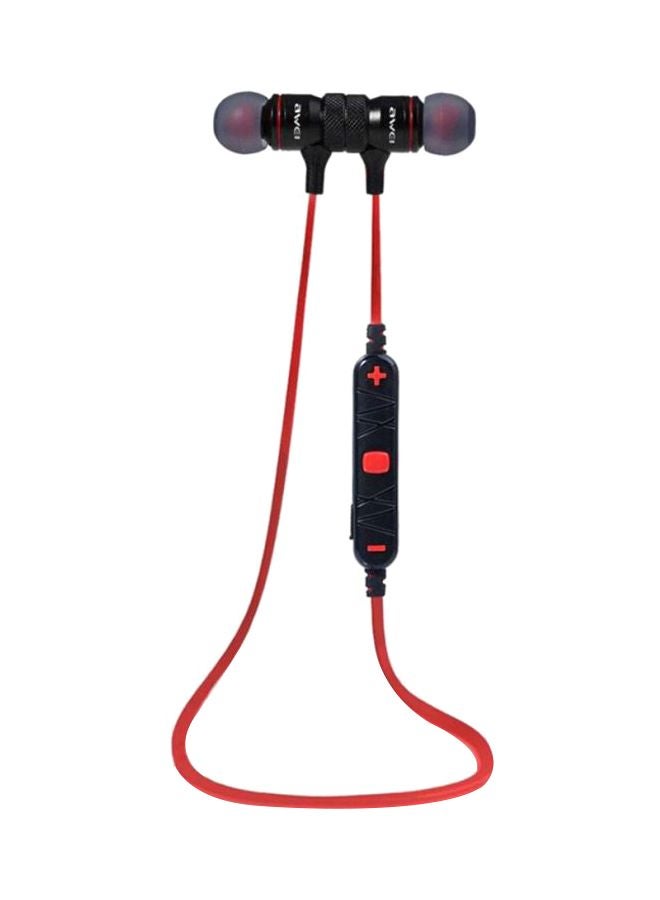 Awei Bluetooth In-Ear Stereo Earphones Red - Image 1
