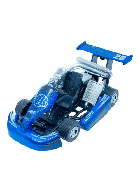 Die Cast Simulating True Style Blue Car Set of 1 15.8 x 7.7 x 6.9cm