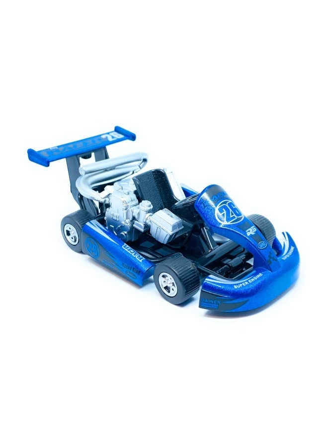 Die Cast Simulating True Style Blue Car Set of 1 15.8 x 7.7 x 6.9cm