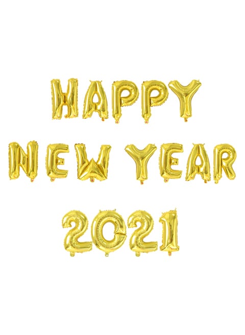 Happy New Year 2021 Party Balloons 16inch