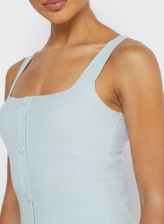 SEMIR Button Down Slip Blue  - Image 3