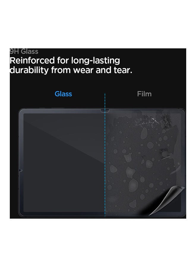 Spigen - GLAStR EZ FIT Tempered Glass Screen Protector (12.4 inch) for Samsung Galaxy Tab S8 PLUS (2022) / Tab S7 PLUS (2020) - Clear - Image 1
