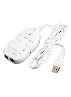 Guitar to USB Interface Link Audio Cable Adapter Cord Record