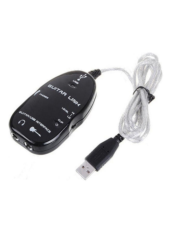 Generic - Guitar to USB Interface Link Audio Cable Adapter Cord Record - Image 1