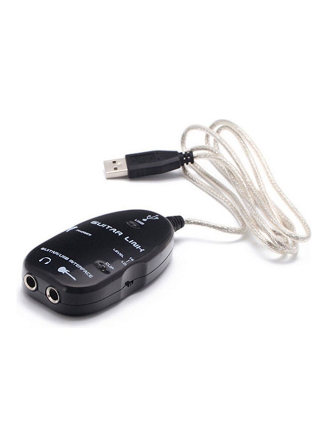 Generic - Guitar to USB Interface Link Audio Cable Adapter Cord Record - Image 1