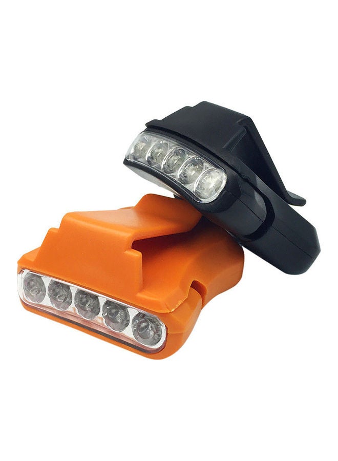 Generic - 5LED Headlamp Cap Light Fishing Camping Clip-on Hiking Hat Head Lamp Lantern 20 x 10 x 20cm - Image 1