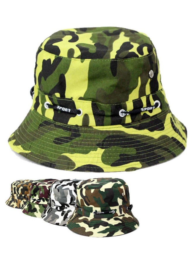 Generic Fashion Camouflage Sun Block Bucket Hat Outdoor Breathable Hiking Fishing Cap 20 x 10 x 20cm - Image 3