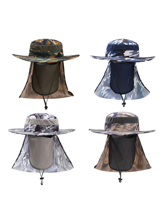 Generic Sun Hat With Face Protection Cloth 20 x 10 x 20cm - Image 2