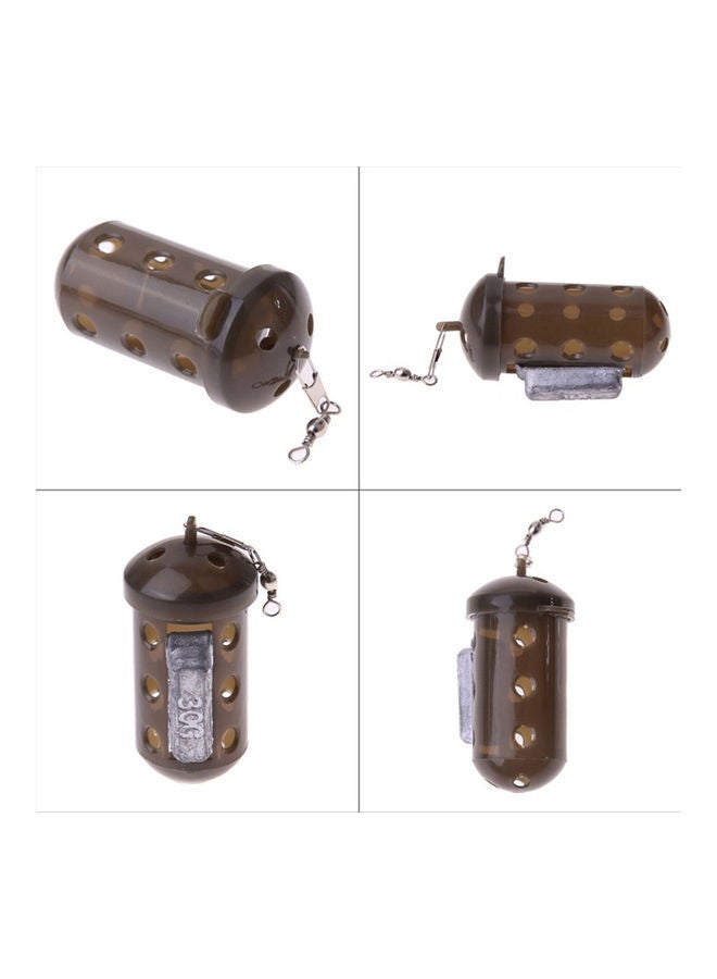 Generic Carp Feeder Bait Cage Lure Pit Device With Lead Pellet Fishing Tackle 20 x 10 x 20cm  - Image 2